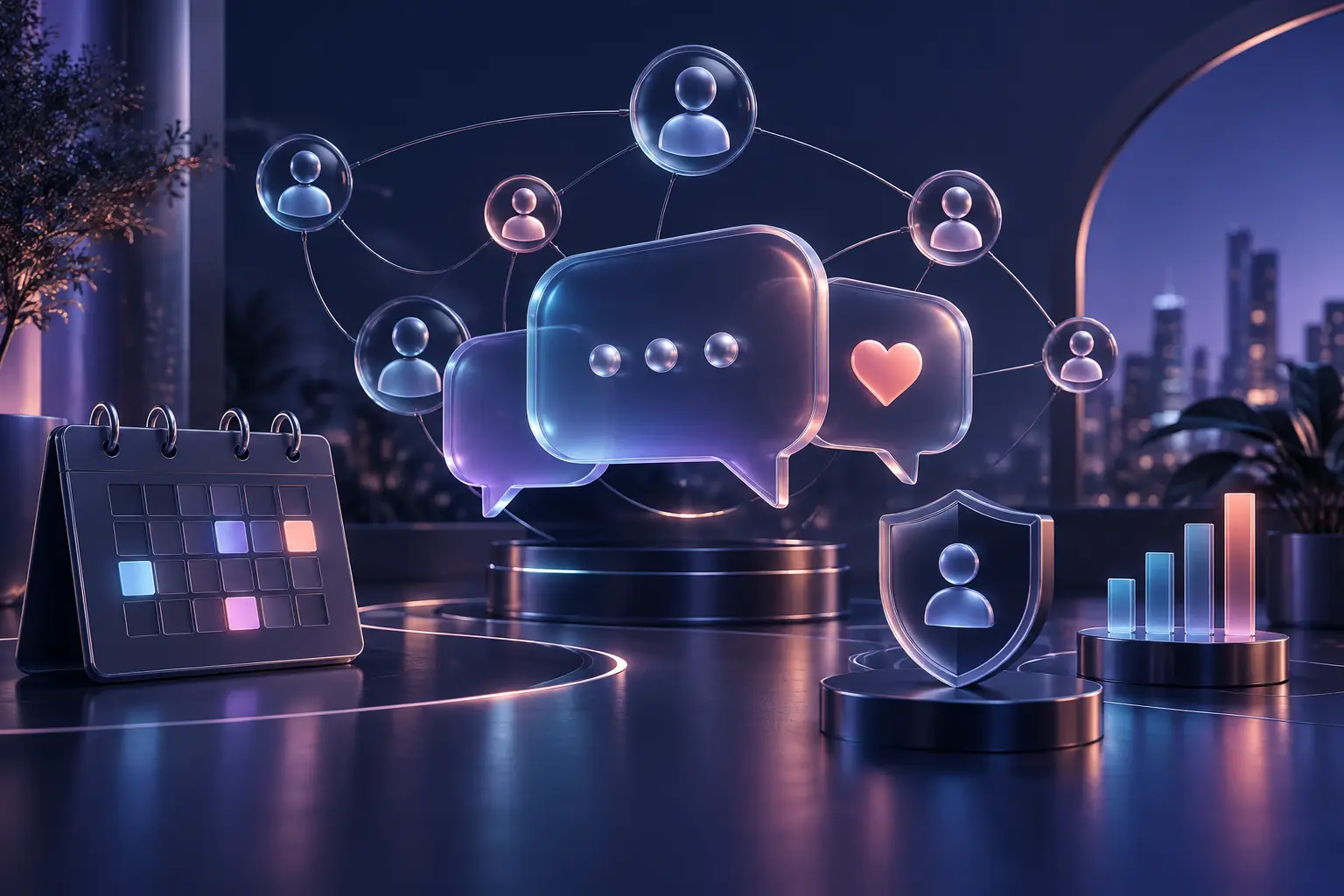 Illustration de l’expertise Community management
